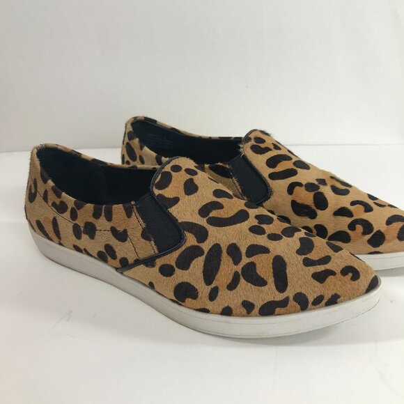 Steve Madden Leopard Print Pointed Toe Loafers - Picture 4 of 6